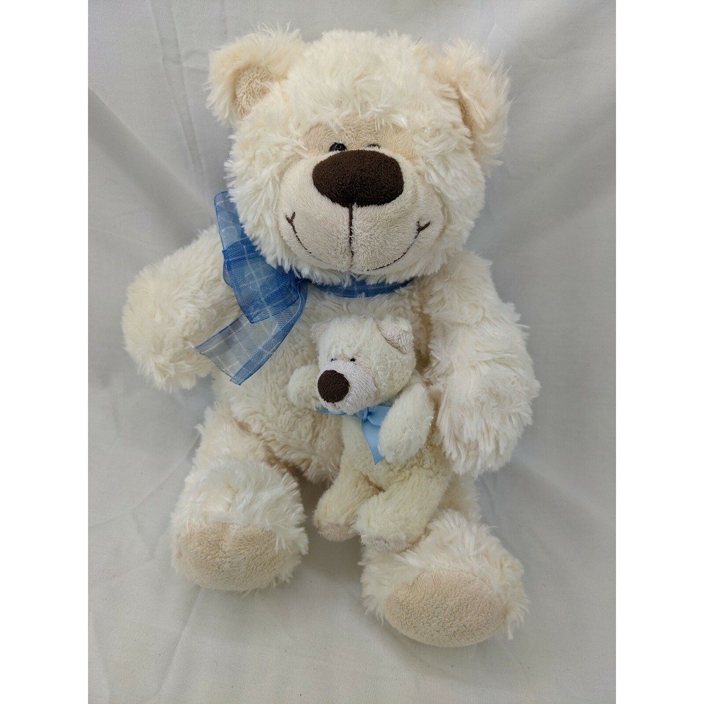 Mary Meyer Cream Bear Mommy Baby Cub 13 Inch Family Christian Store Stuffed